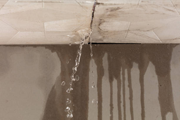 Professional Burst Pipe Cleanup technician working in Concord, MA